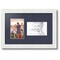 ArtToFrames Collage Photo Picture Frame with 2 - 4x6 inch Openings, Framed in White with Over 62 Mat Color Options and Regular Glass (CSM-3966-102)